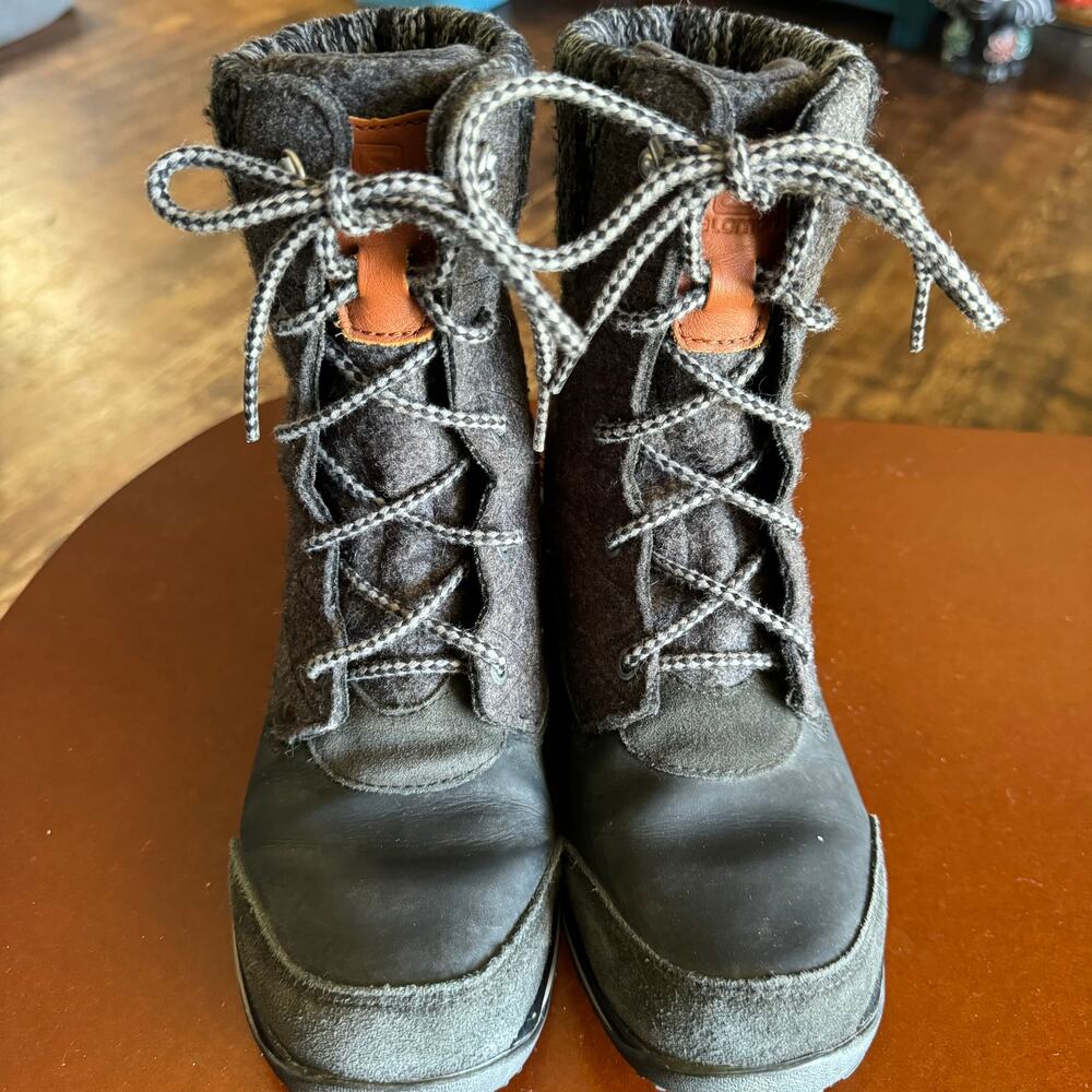 Salomon Hime Mid Winter‎ Wool Boots Size 6